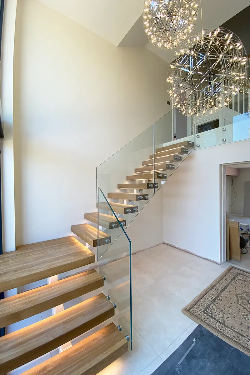 Glasshous_Feature_Staircases_Staffordshire Purelec Electrical Contractors - Stoke-on-Trent. NAPIT Approved Contractors