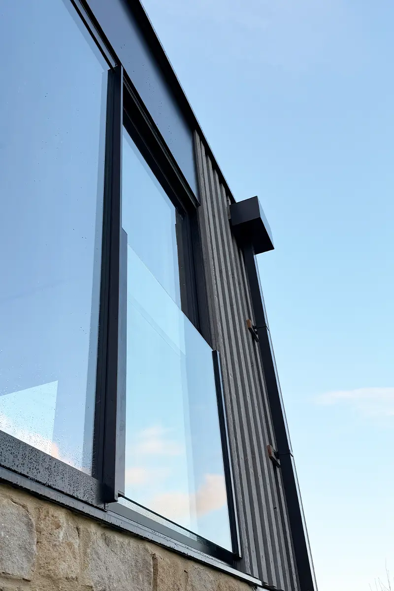 Glasshouse, Glass Juliet Balconies - Staffordshire