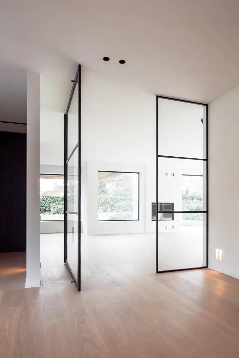 Glasshouse, Steel Crittall-Style Doors - Staffordshire